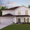 The GARDNER Elevation B - Stone at Foxwood Crossing