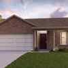 Foxwood Crossing one-story brick render Grayson elevation b in Bryan TX
