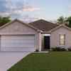 Foxwood Crossing one-story brick render Montgomery elevation A in Bryan TX