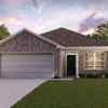 Foxwood Crossing one-story brick render Montgomery elevation B in Bryan TX
