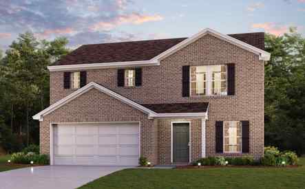 Middlefield Estates two-story single-family Dupont elevation a render in Dallas TX