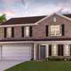 Middlefield Estates single-family Dupont elevation B two-story render in Dallas TX