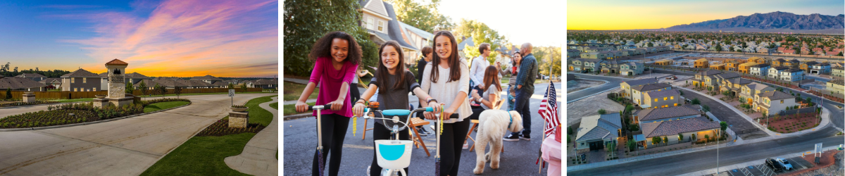 Pictured Left: Northpark Woods &ndash; Lonestar Collection in Porter, TX; Pictured Right: Craig Ranch in North Las Vegas, NV