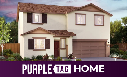 A house with a garage.