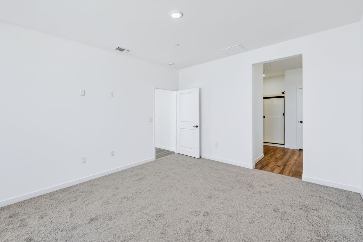 A room with white walls.