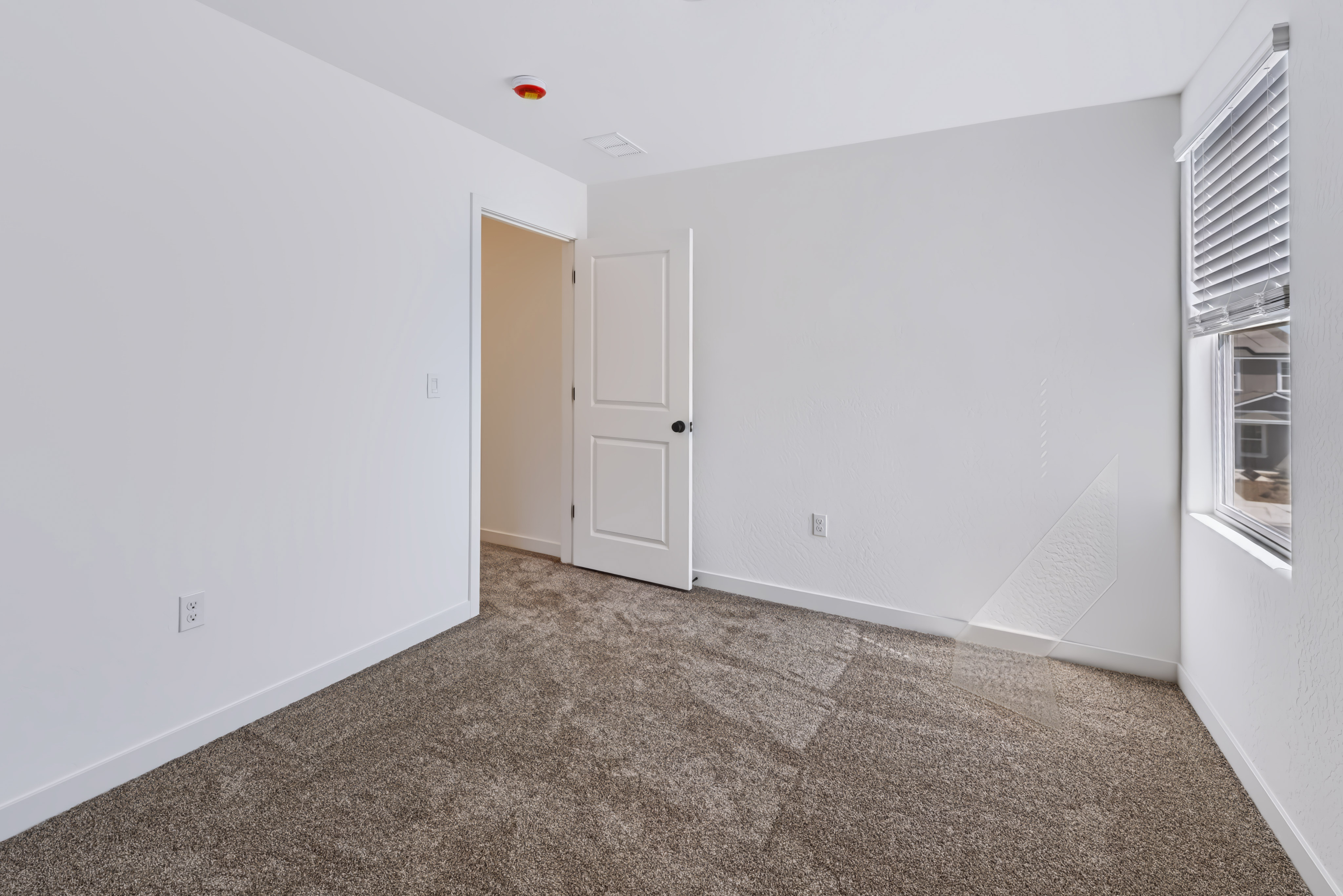 A room with white walls.