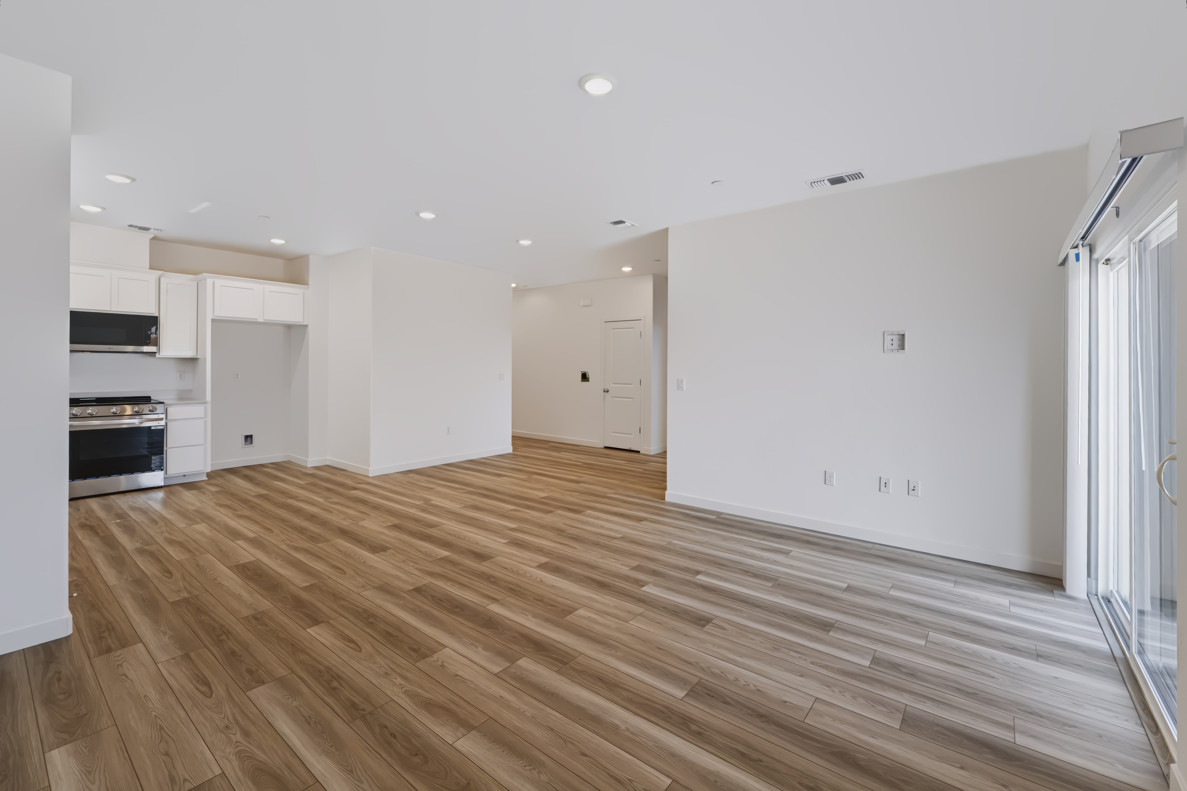 A large empty room.
