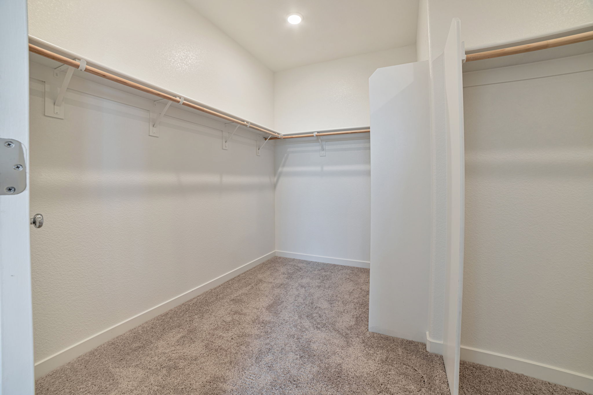 A room with white walls.