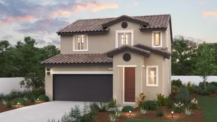 A house with a driveway.