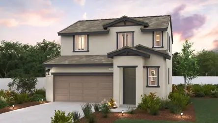 A house with a driveway.