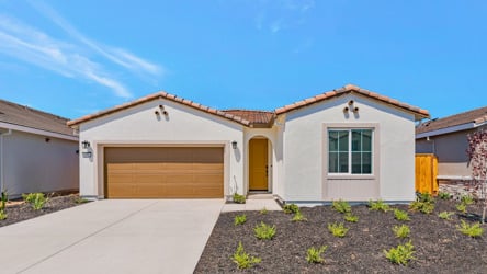 A house with a garage.