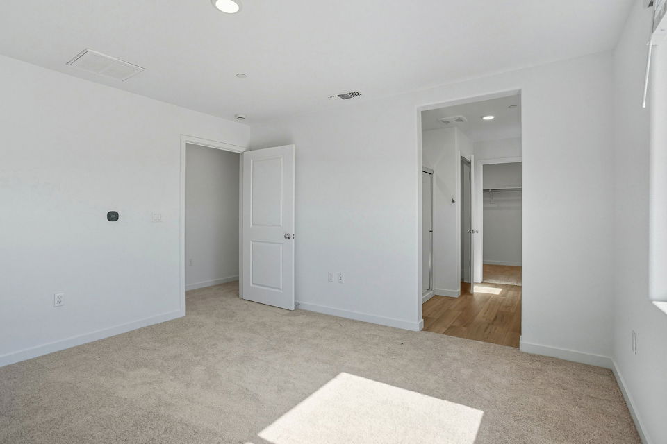 A room with white walls.